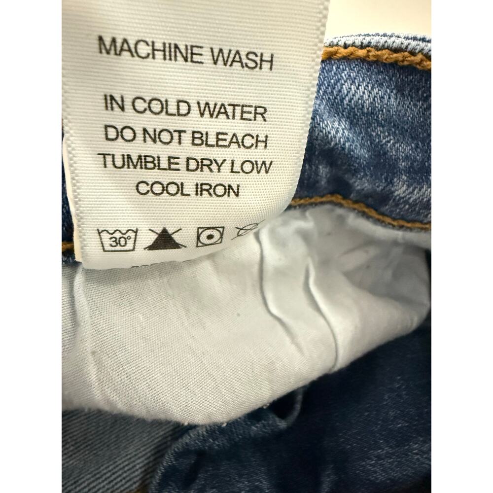 Judy Blue Stonewell High Rise Straight Leg Jeans Light Wash Size 13/31 Stretch - Picture 10 of 13